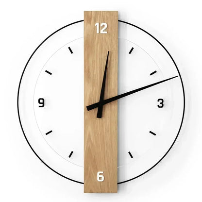 SilentOak | Orologio da parete in legno silenzioso