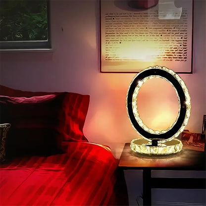 AmbientShine | Lampada da tavolo moderna in cristallo