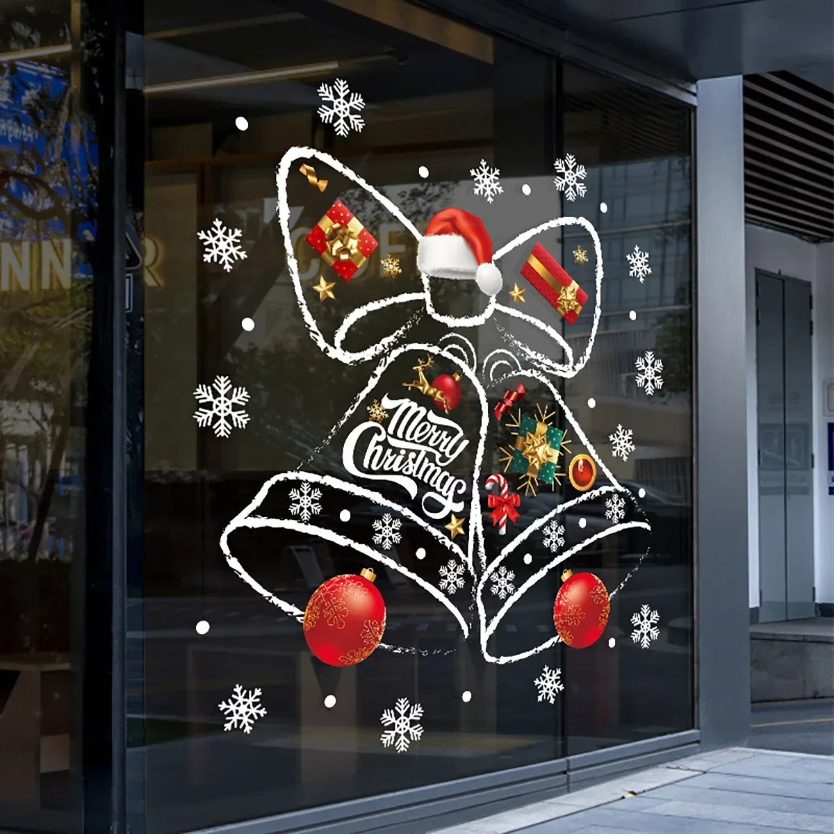 Adesivo per finestra JingleBell | Campane di Natale
