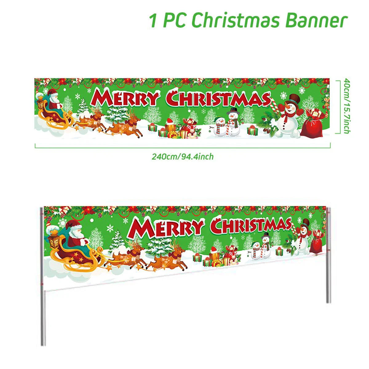 BannerGreetings | Bandiera natalizia per esterni