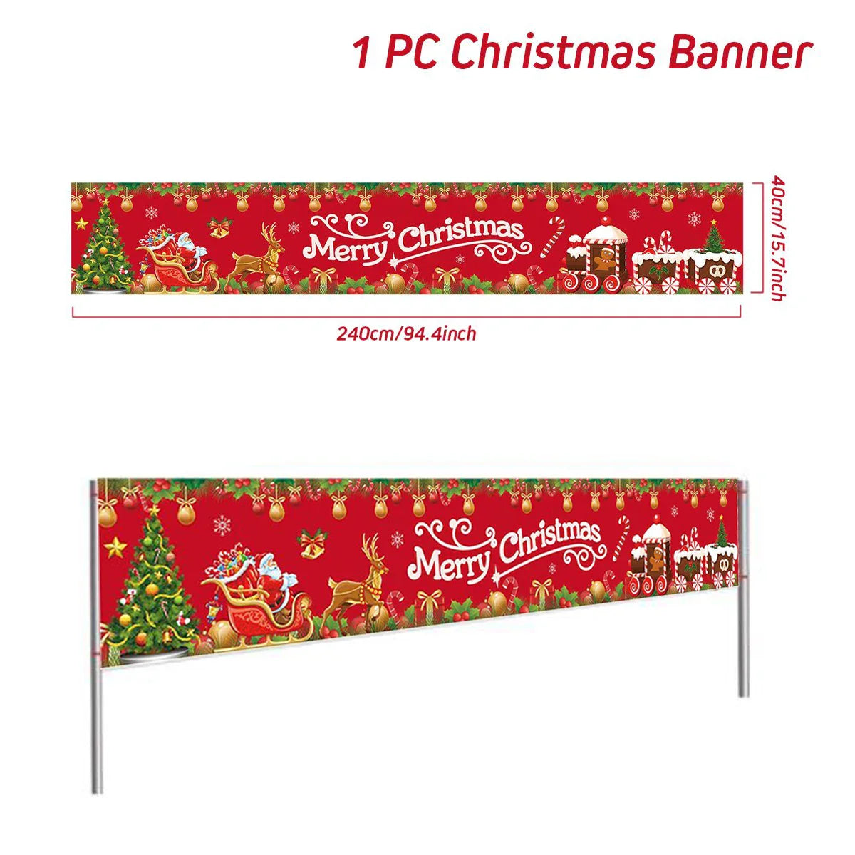 BannerGreetings | Bandiera natalizia per esterni