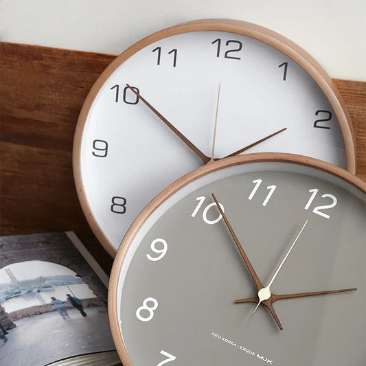 TranscendTime | Orologio da parete in legno e vetro