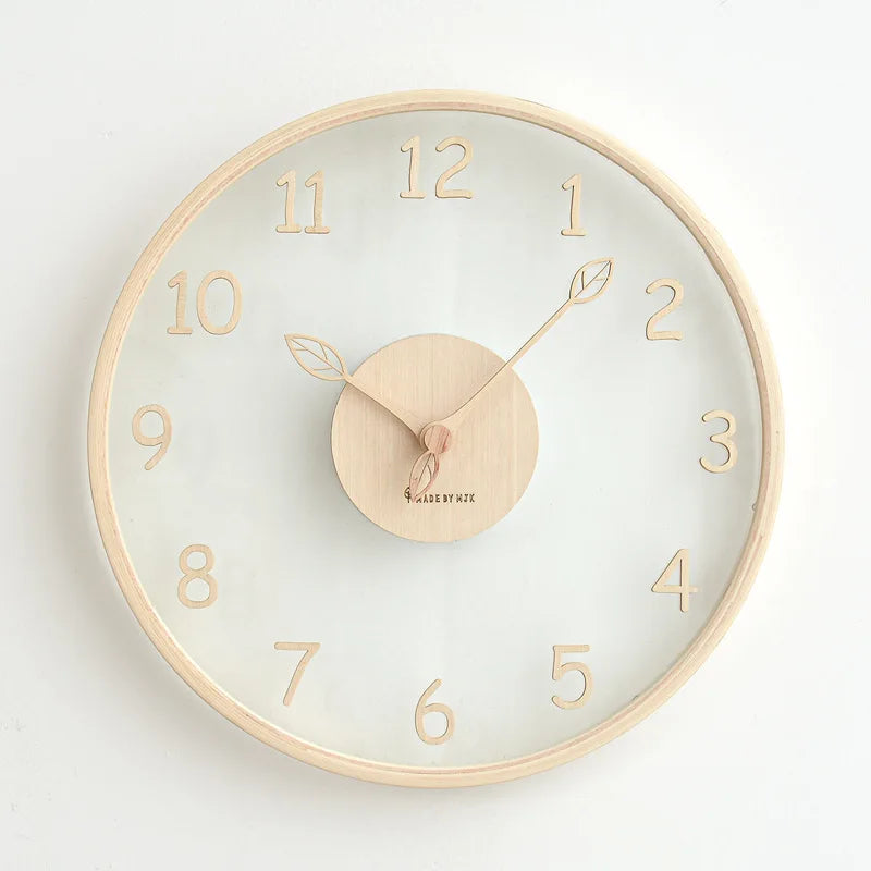 ClarityTime | Orologio da parete in vetro trasparente