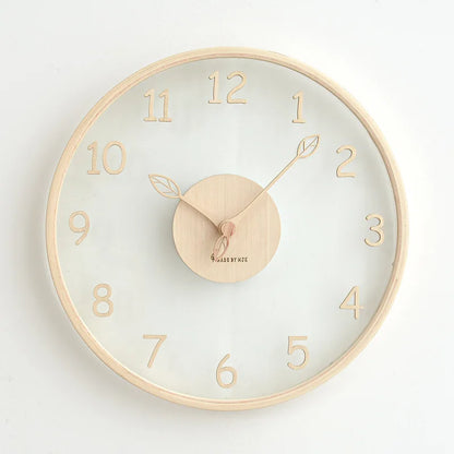 ClarityTime | Orologio da parete in vetro trasparente