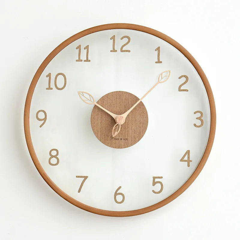 ClarityTime | Orologio da parete in vetro trasparente