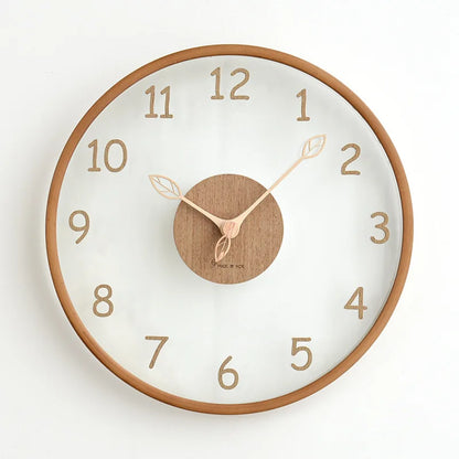 ClarityTime | Orologio da parete in vetro trasparente