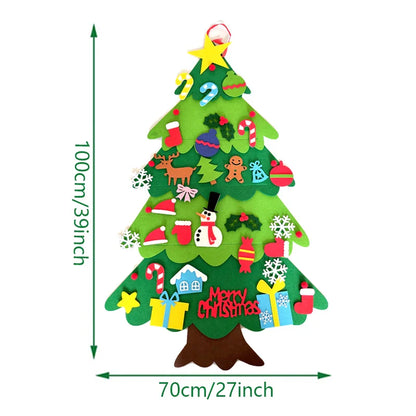 CraftyHoliday | Decorazioni natalizie fai da te in feltro