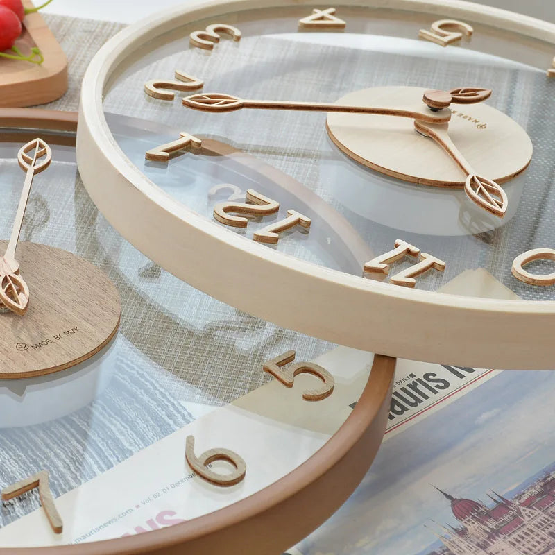 ClarityTime | Orologio da parete in vetro trasparente