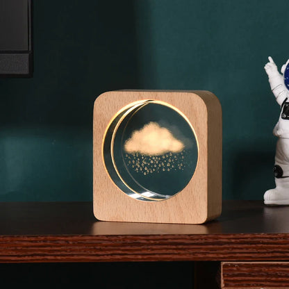 WarmAmbience | Luce notturna in legno 3D