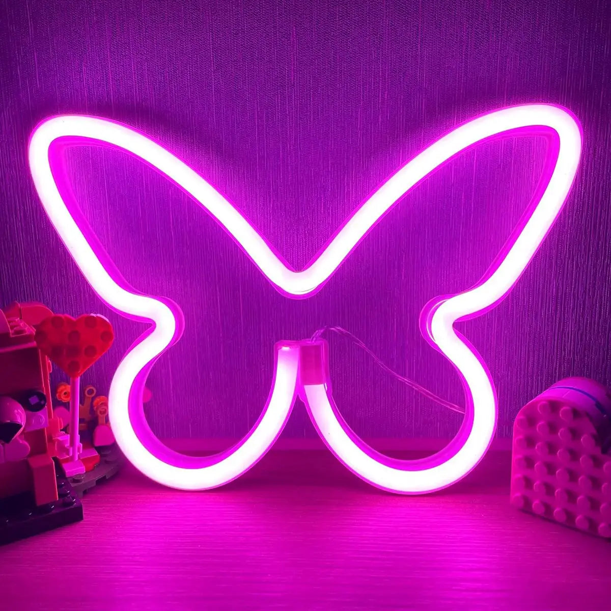 NeonWings | Farfalla luminosa al neon