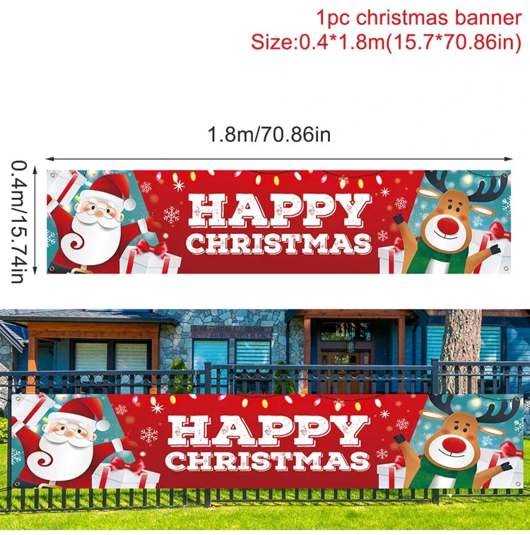 BannerGreetings | Bandiera natalizia per esterni
