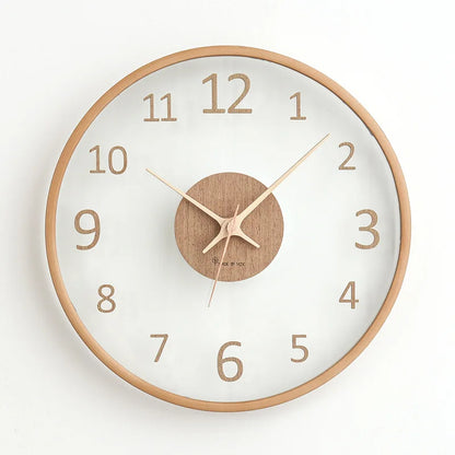 ClarityTime | Orologio da parete in vetro trasparente