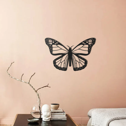 VintageVistas - Murale estetico di farfalle