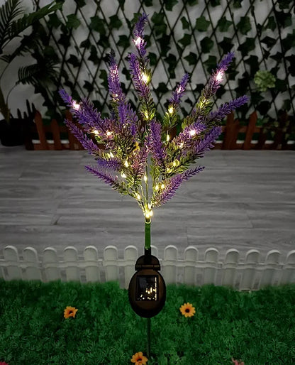 LavenderGlow - Luci solari da giardino alla lavanda