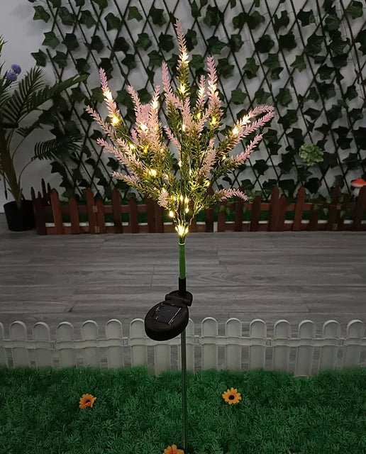 LavenderGlow - Luci solari da giardino alla lavanda