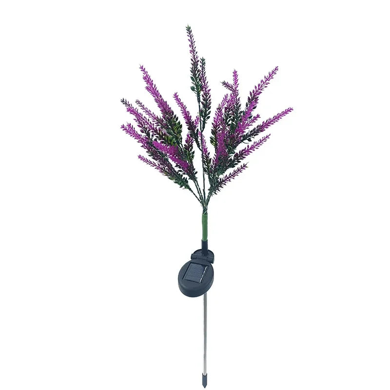 LavenderGlow - Luci solari da giardino alla lavanda