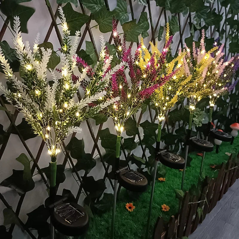 LavenderGlow - Luci solari da giardino alla lavanda