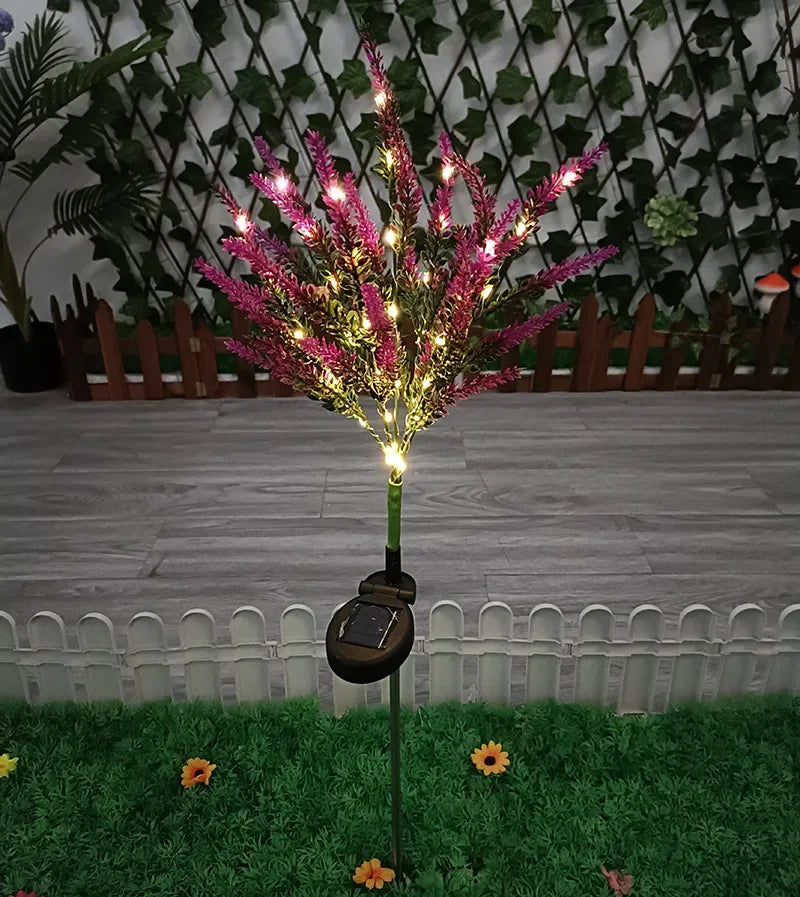 LavenderGlow - Luci solari da giardino alla lavanda