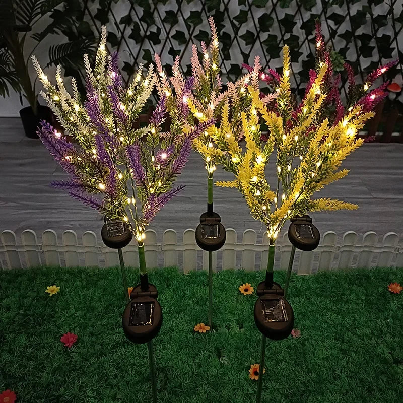 LavenderGlow - Luci solari da giardino alla lavanda