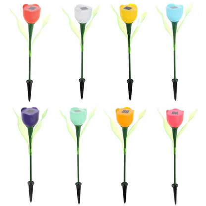 PetalGlow - Luci solari per fiori di tulipano