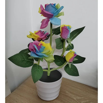 GardenBliss - Lampadario a rose solari
