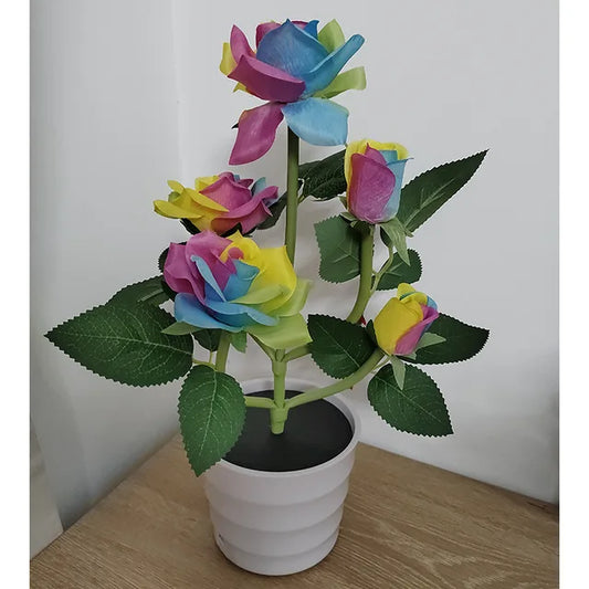 GardenBliss - Lampadario a rose solari