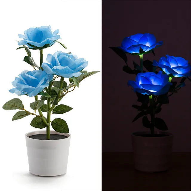 GardenBliss - Lampadario a rose solari