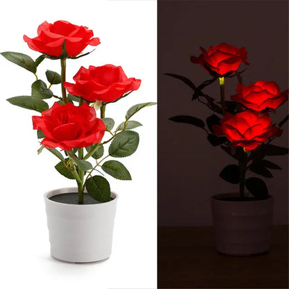 GardenBliss - Lampadario a rose solari
