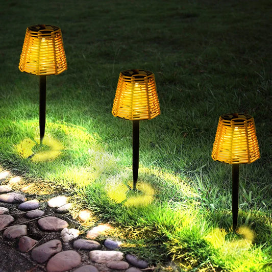 TwilightGlimmer - Torce solari in rattan