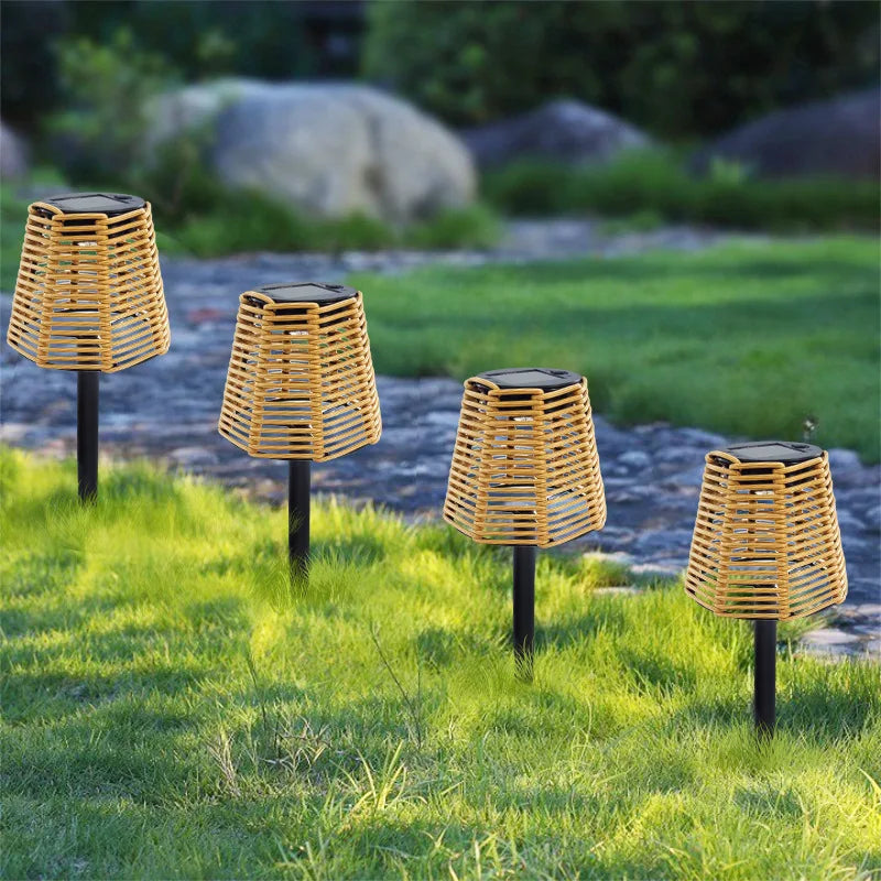 TwilightGlimmer - Torce solari in rattan