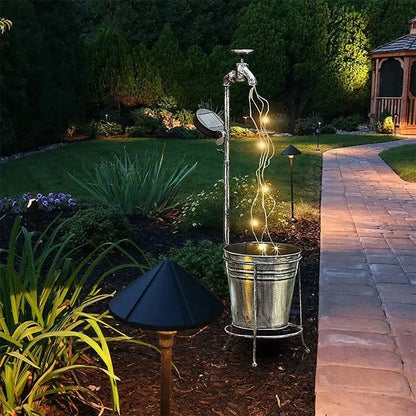 RadiantTap - Luci di rubinetto per l'irrigazione a energia solare