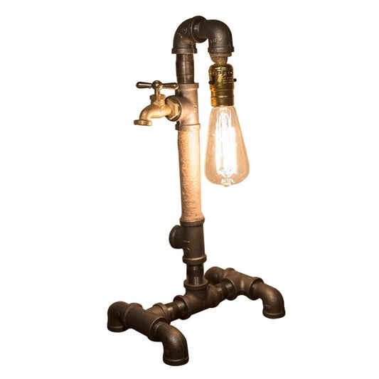 GearGlow - Lampada da tavolo steampunk