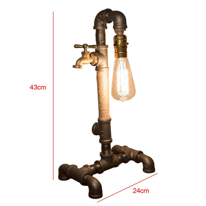 GearGlow - Lampada da tavolo steampunk