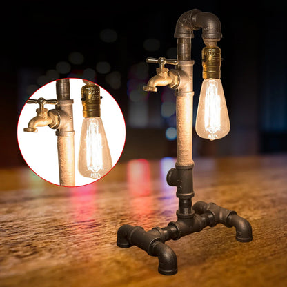 GearGlow - Lampada da tavolo steampunk