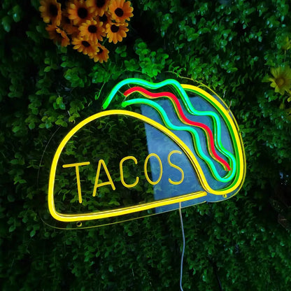 TastyTidbits - Luce notturna al neon per il fast food