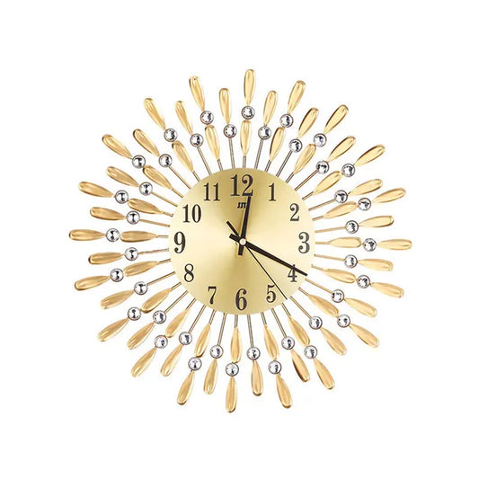 BrillianceBloom - Orologio da parete con diamante