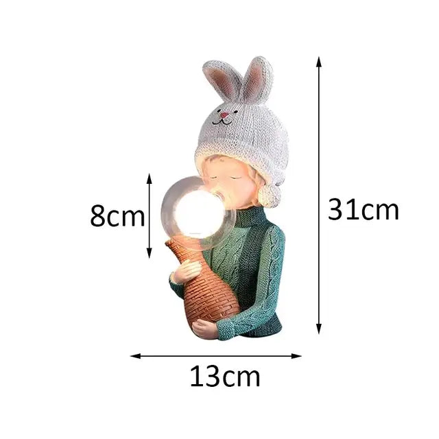 HatDiva - Lampade da tavolo Hat girl