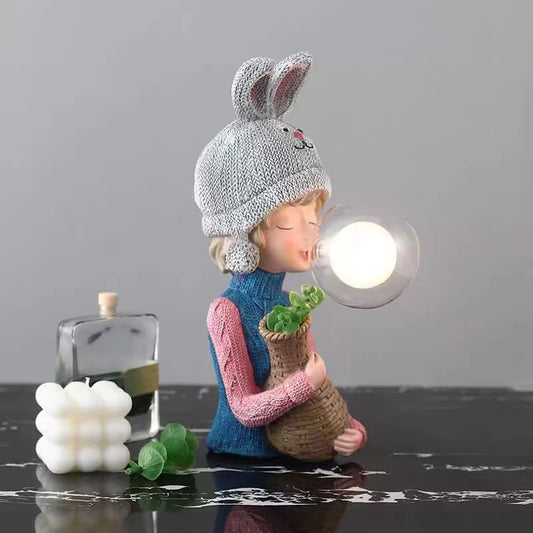 HatDiva - Lampade da tavolo Hat girl