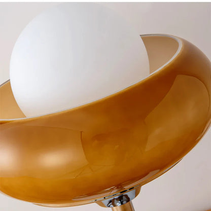 GlowClassic - Lampada da tavolo arancione vintage