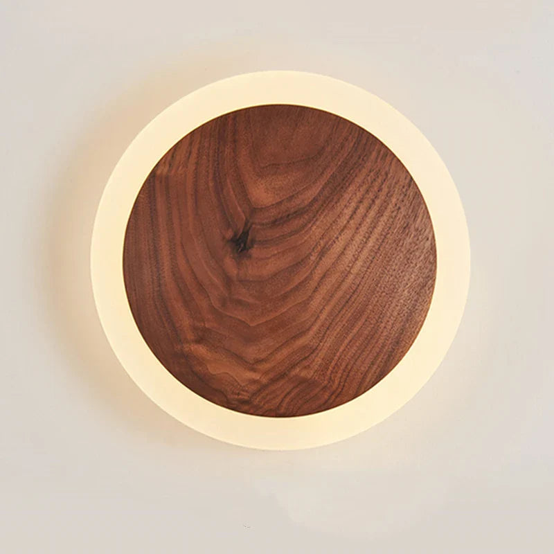 SolidWood - Lampada Aura in noce