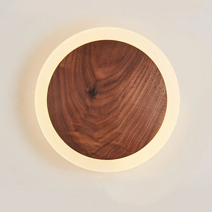 SolidWood - Lampada Aura in noce