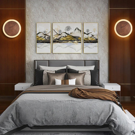SolidWood - Lampada Aura in noce