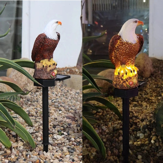 GardenEagle - Luce LED impermeabile con decorazione di animali