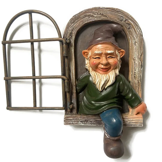 ElderStone - Statua di nano dalla barba bianca