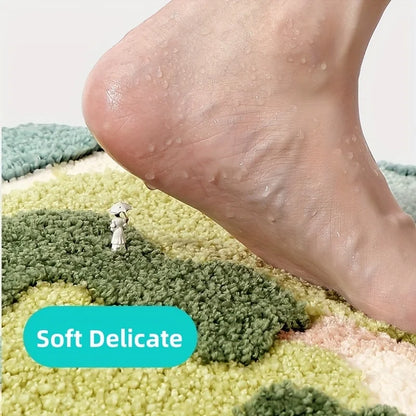 FloralPlush - Tappeto assorbente per pavimenti