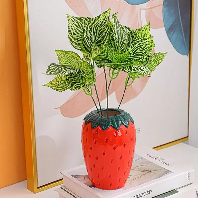 BerryBliss - Vaso di fragole in ceramica