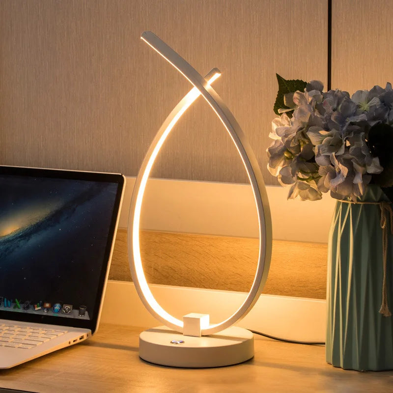 NordicLine - Lampada da tavolo sottile per lettura