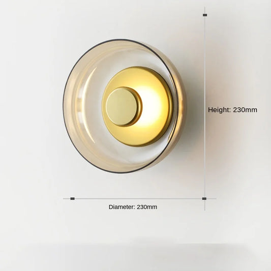 ScandiStyle - Lampada a specchio nordica
