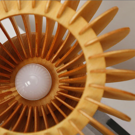 GourdLume | Lampade da tavolo in legno a forma di zucca