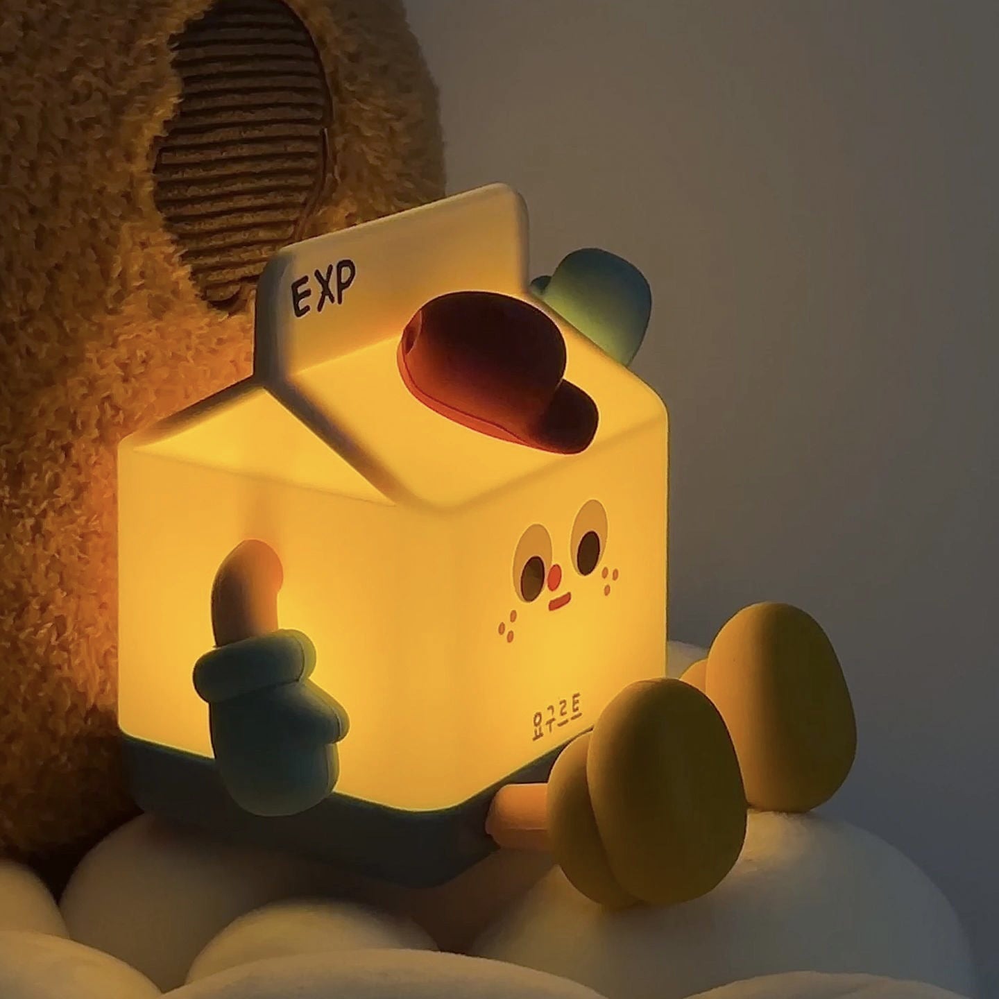 MilkyShine | Luce notturna per cartoni di latte